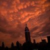Apocalyptic Sky Over New York Tonight